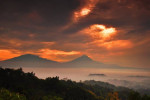 Sunrise Borobudur Prambanan